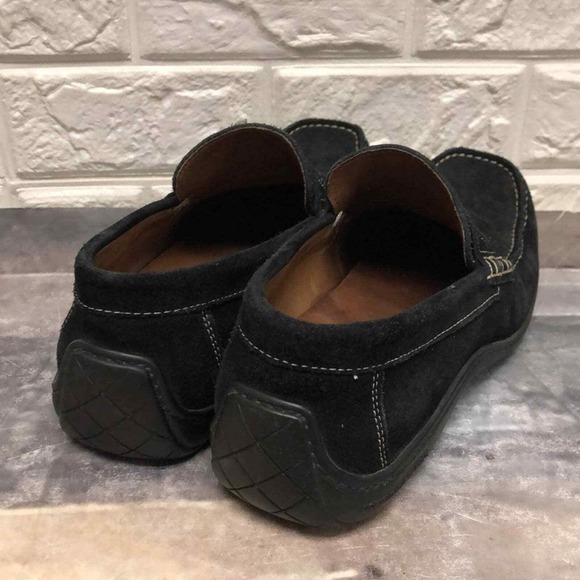 Donald J‎ Pliner Men\'s Slip-On Black Suede Leather Driving Shoes Size 9 Loafers main image 6